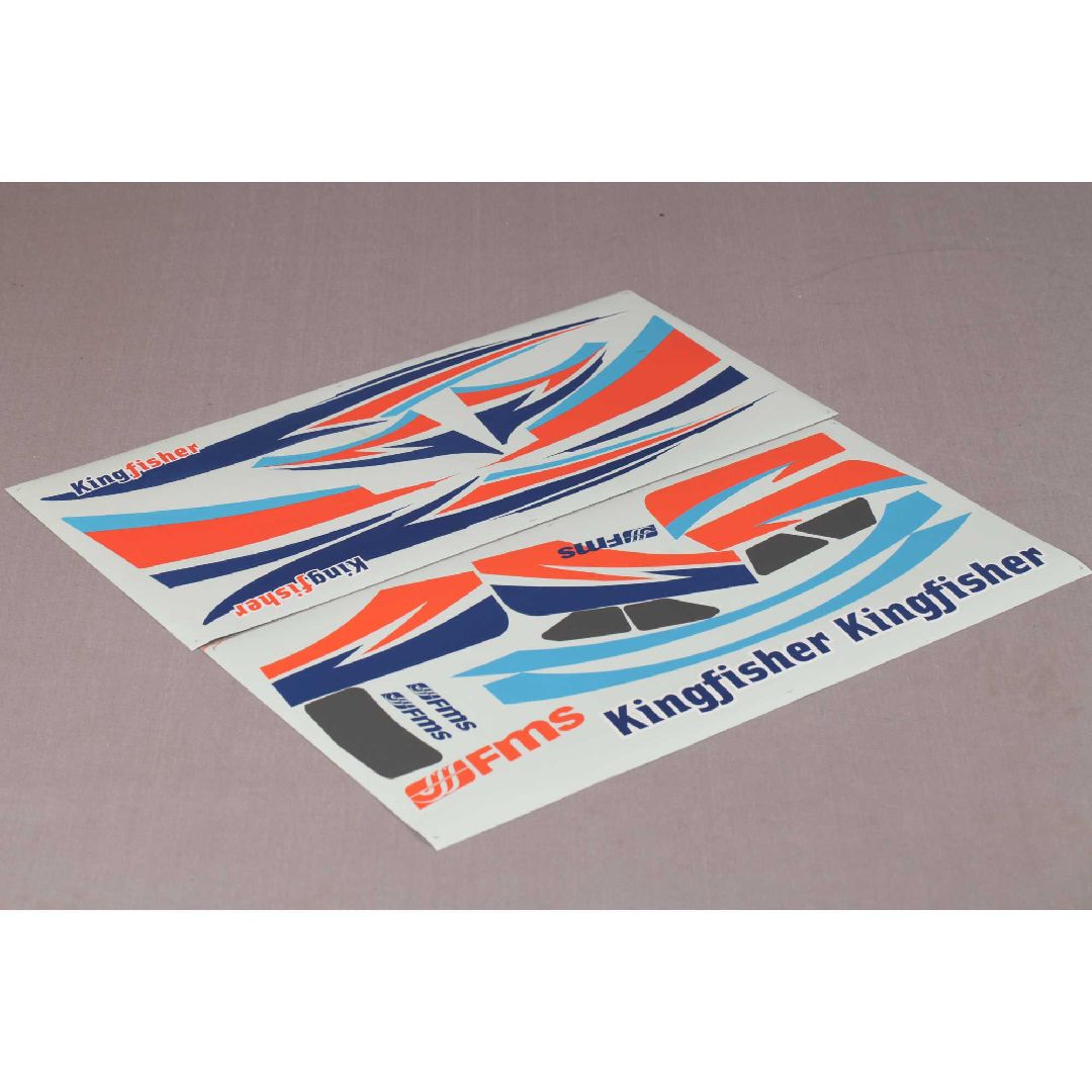 FMS Sticker Set: Kingfisher 1400mm
