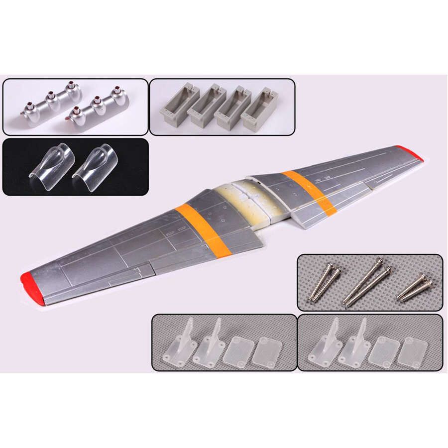 FMS Main Wing: P51D Red Tail 1700mm