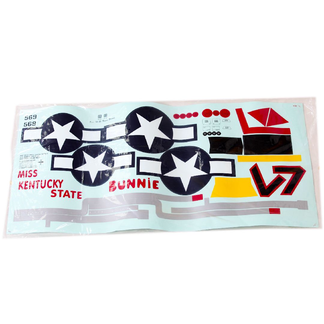 FMS Stickers: P51D Red Tail 1700mm