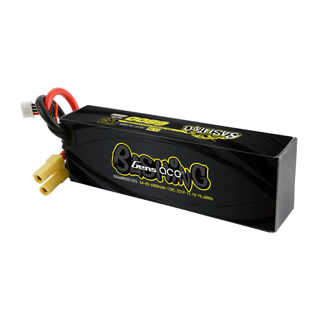 Gens Ace - 1029 - 6800mAh 3S1P 11.1v 120C LiPo EC5 Plug Hard Case 157x48x32mm