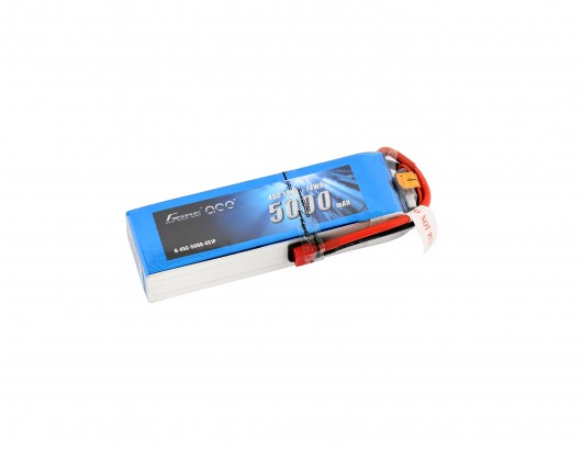 Gens Ace - 126 - 5000mAh 4S1P 14.8V 45C LiPo Deans Plug Soft Case 154x46x30mm