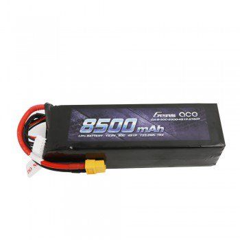 Gens Ace - 631 - 8500mAh 14.8V 50C 4S1P Lipo Battery Pack with XT60 155x48x43mm