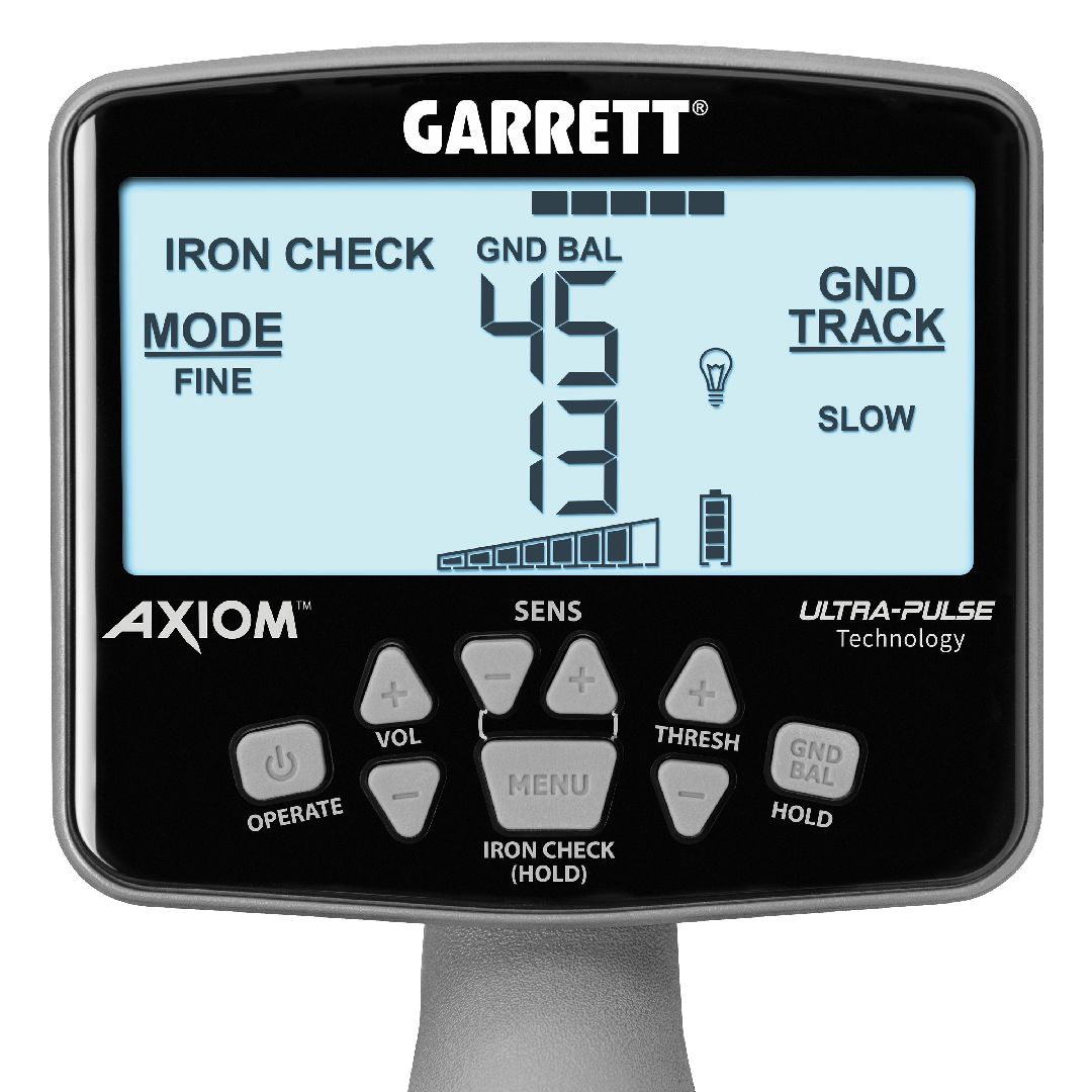 Garrett Axiom Metal Detector & Wired Headphones