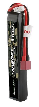 Gens Ace 1000mAh 7.4V 25C Airsoft Battery with Deans Plug