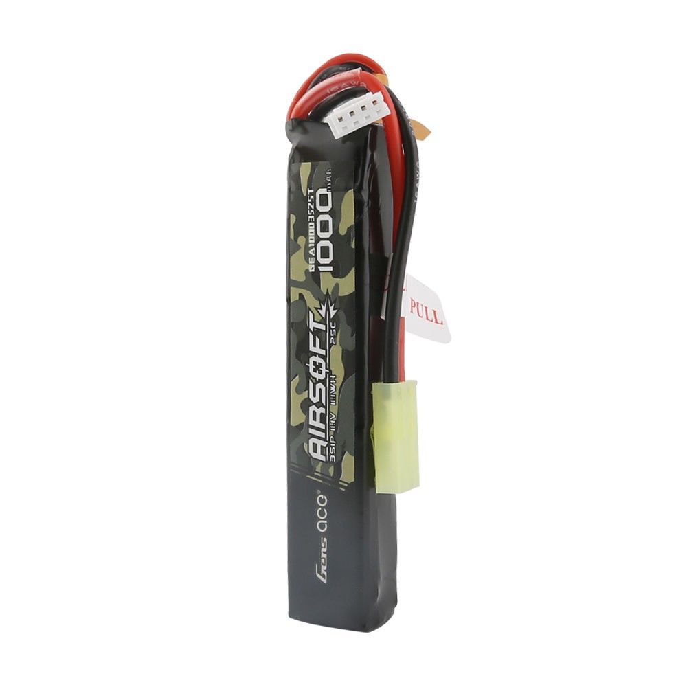 Gens Ace Airsoft 1000mAh 3S1P 11.1V 25C LiPo Tamiya Plug