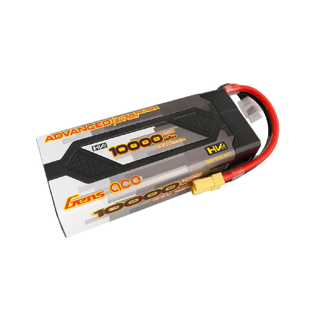 Gens Ace G-Tech Advanced 10000mAh 15.2V 100C 4S2P LiPo EC5 HC - Click Image to Close