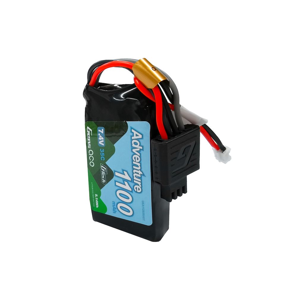 Gens Ace - 1903 - G-Tech Adventure 1100mAh 2S1P 7.4V 35C Lipo Battery Pack With JST-PHR Plug