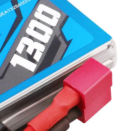 Gens Ace G-Tech 1300mAh 2S 7.4V 25C LiPo Deans Plug