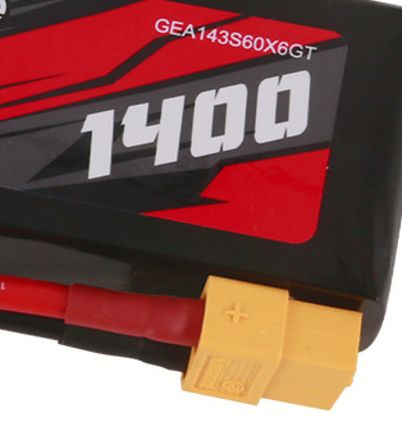 Gens Ace G-Tech 1400mAh 3S 11.1V 60C LiPo XT60 Plug