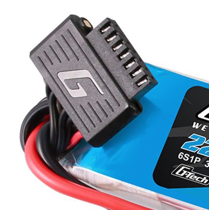 Gens Ace G-Tech 1450mAh 6S 22.2V 45C Lipo XT60 Plug