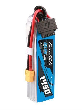 Gens Ace G-Tech 1450mAh 6S 22.2V 45C Lipo XT60 Plug