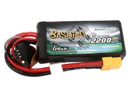 Gens Ace G-Tech Bashing 2200mAh 2S1P 7.4V 35C LiPo with XT60