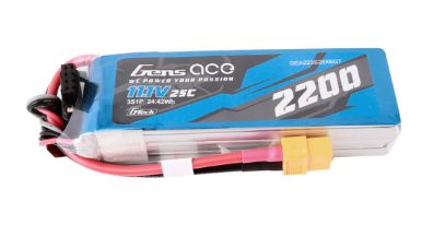 Gens Ace G-Tech 2200mAh 3S 11.1V 25C LiPo XT60 Plug