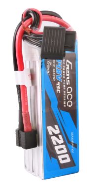 Gens Ace G-Tech 2200mAh 4S 14.8V 45C LiPo Universal Plug