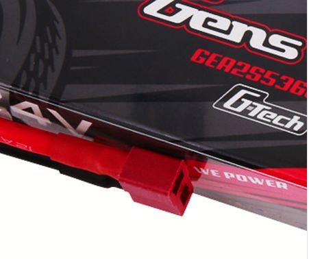 Gens Ace G-Tech 5300mAh 2S1P 7.4V 60C Hardcase LiPo w/Deans Plug