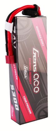 Gens Ace G-Tech 5300mAh 2S1P 7.4V 60C Hardcase LiPo w/Deans Plug