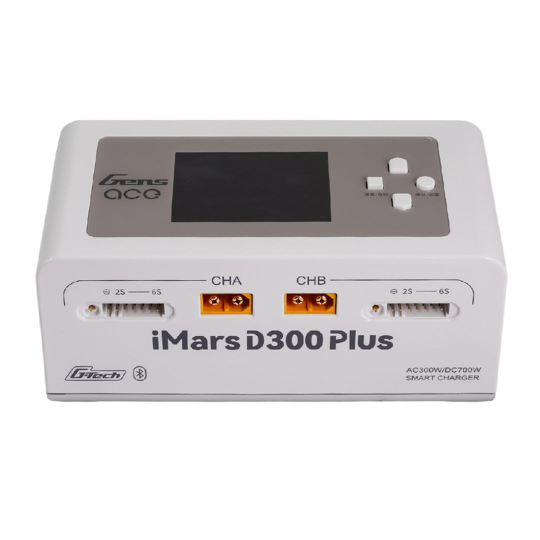 Gens Ace iMars D300 Plus G-Tech AC/DC Balance Charger - White