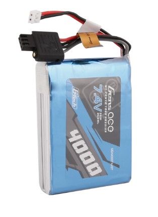 Gens Ace G-Tech 4000mAh 2S1P 7.4V TX LiPo with JST-EHR Plug