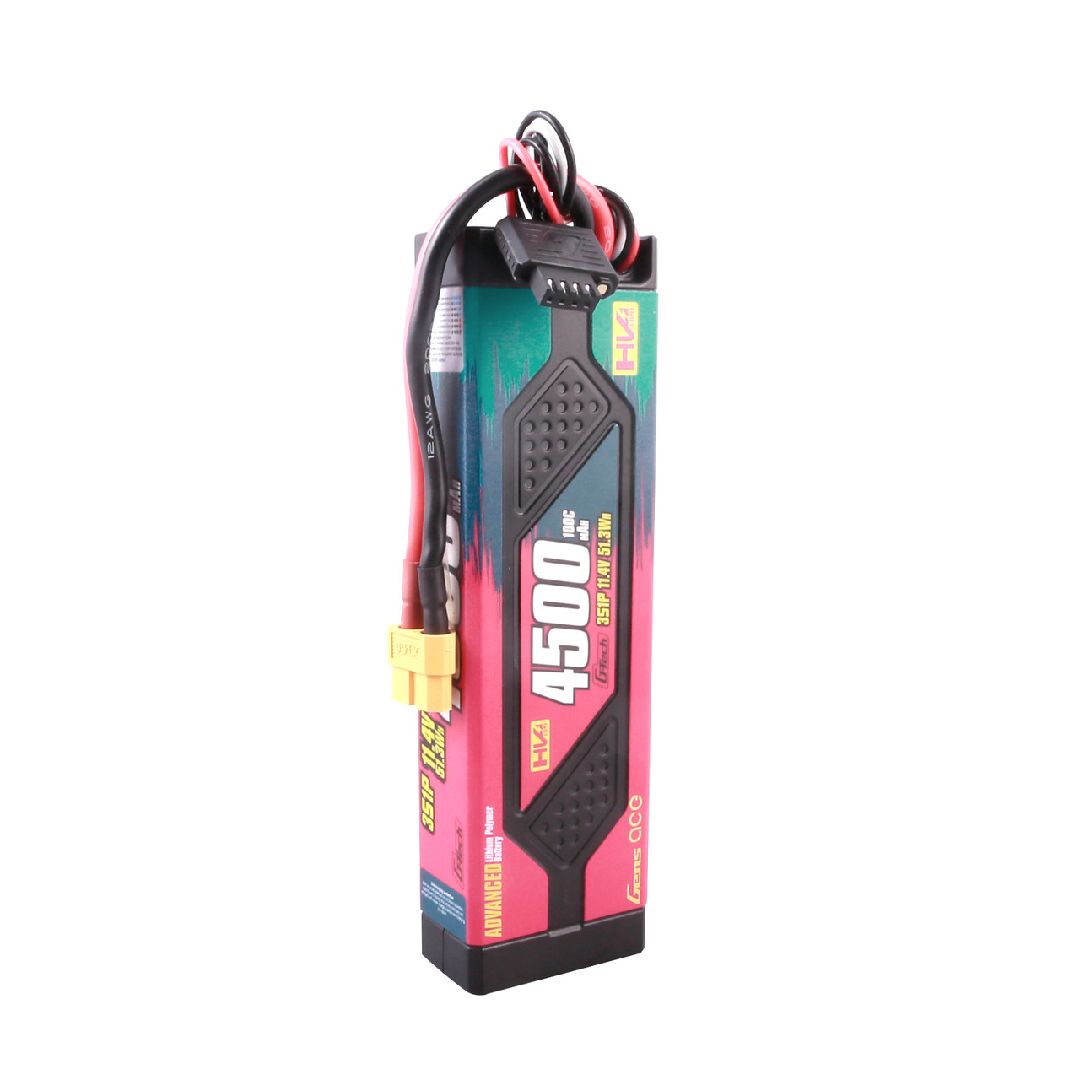 Gens Ace G-Tech Advanced 4500mAh 11.4V 100C HardCase LiPo XT60 - Click Image to Close