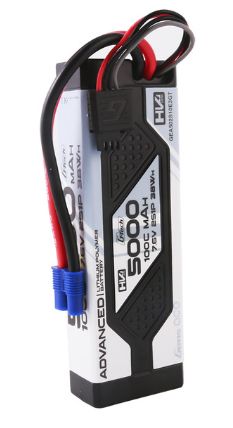 Gens Ace G-Tech 5000mAh 2S 7.6V 100C LiPo EC3 Plug