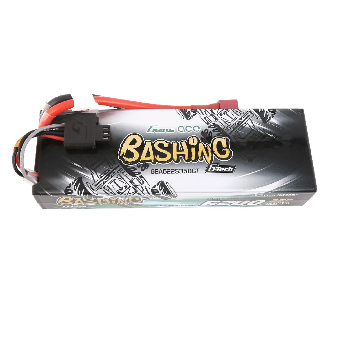 Gens Ace G-Tech Bashing 5200mAh 2S1P 7.4V 35C LiPo Deans Plug