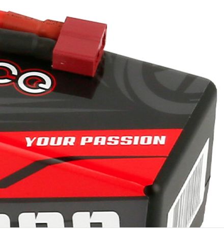 Gens Ace 5300mAh 4 S 14.8V 50C LiPo Deans Plug Hard Case - Click Image to Close