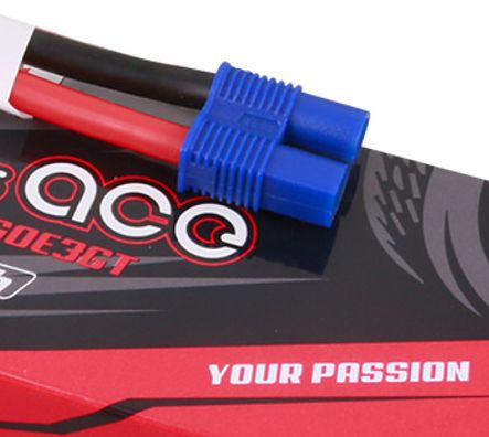 Gens Ace G-Tech 5300mAh 2S 7.4V 60C LiPo EC3 Plug