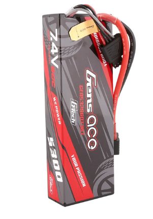 Gens Ace G-Tech 5300mAh 2S1P 7.4V 60C LiPo w/EC3 & Deans Adapter