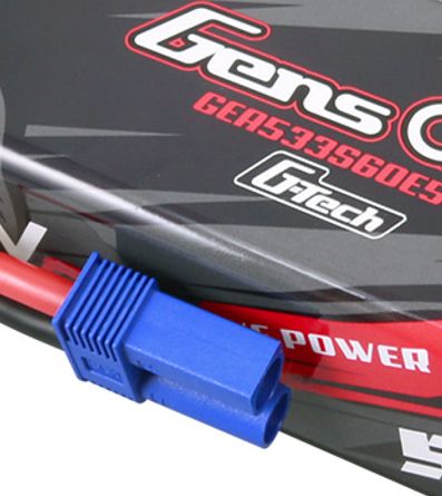 Gens Ace G-Tech 5300mAh 3S 11.1V 60C LiPo EC5 Plug