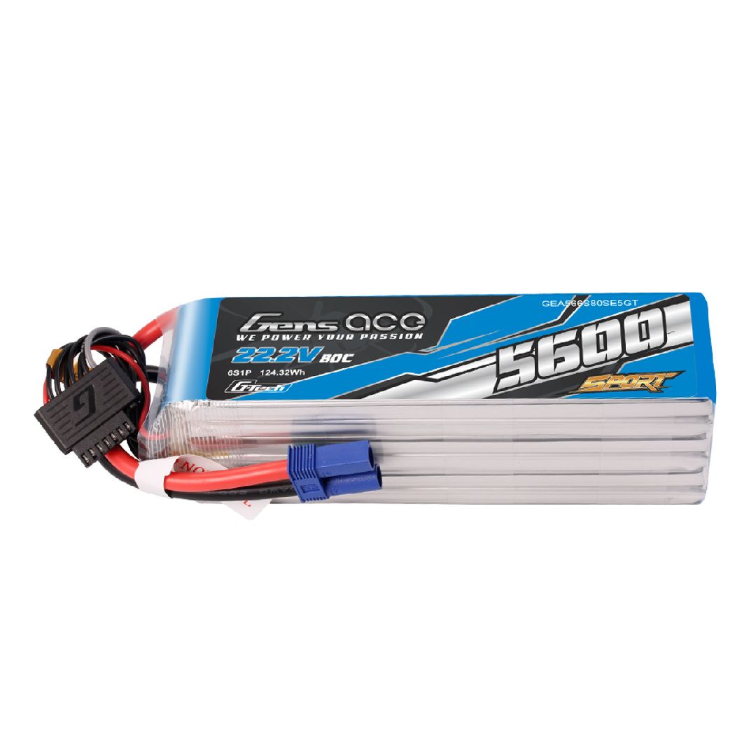 Gens Ace Sport G-Tech 3500mAh 12S 80C 44.4V Lipo with XT90-Plug