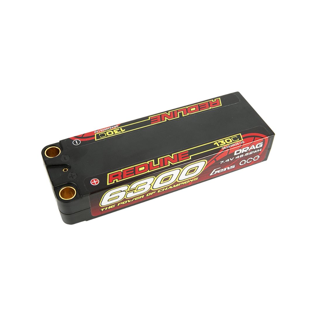 Gens Ace Redline 6300mAh 7.4V 130C Hard Case