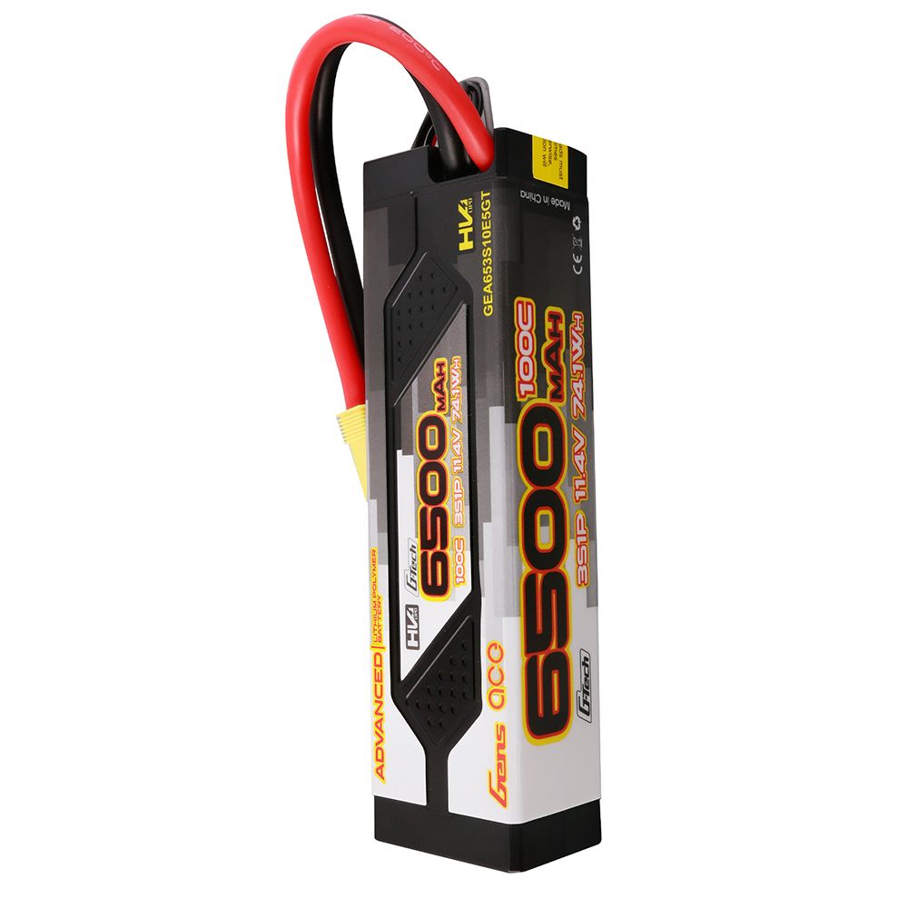 Gens Ace G-Tech Advanced 6500mAh 3S1P 100C HardCase Lipo w/EC5 - Click Image to Close