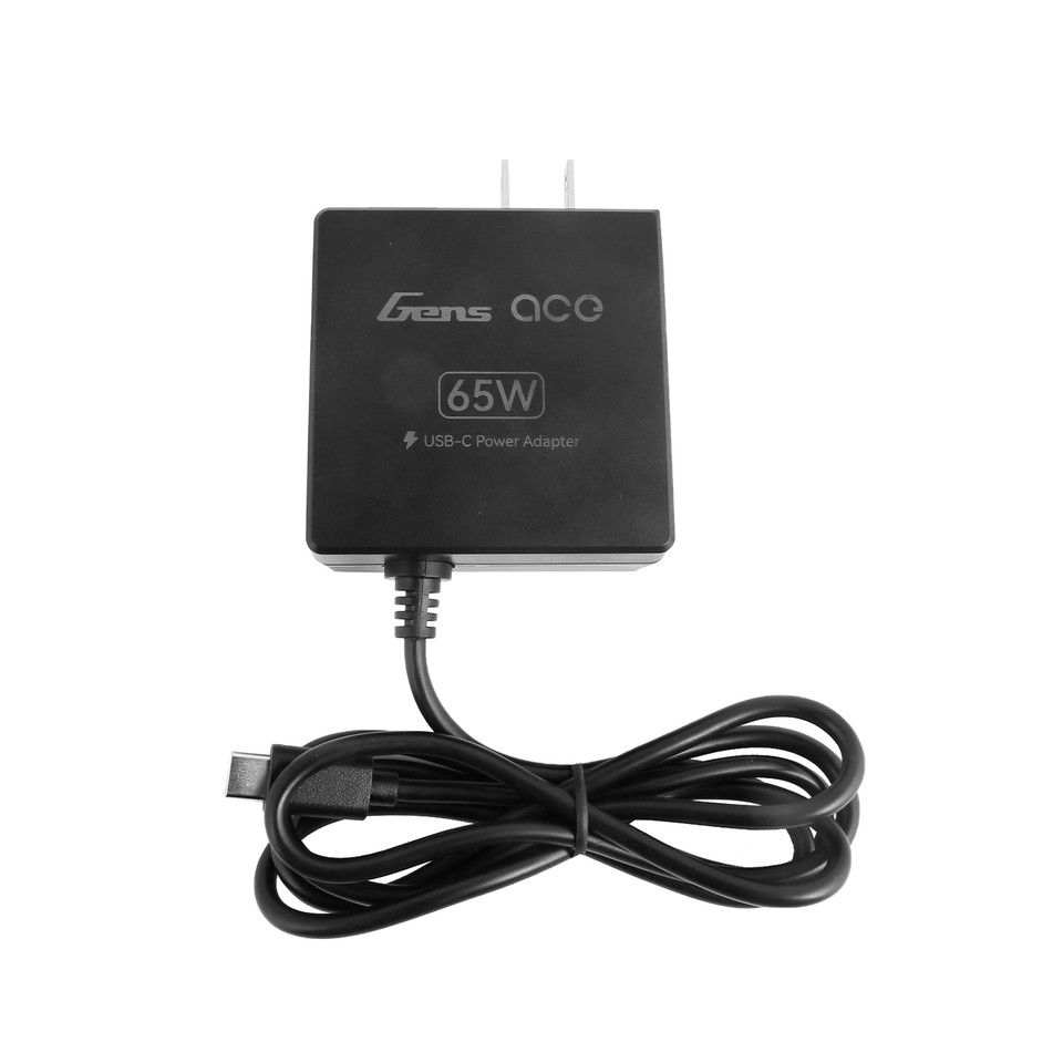 Gens Ace 65W Power Supply Adapter - USB-C - Click Image to Close