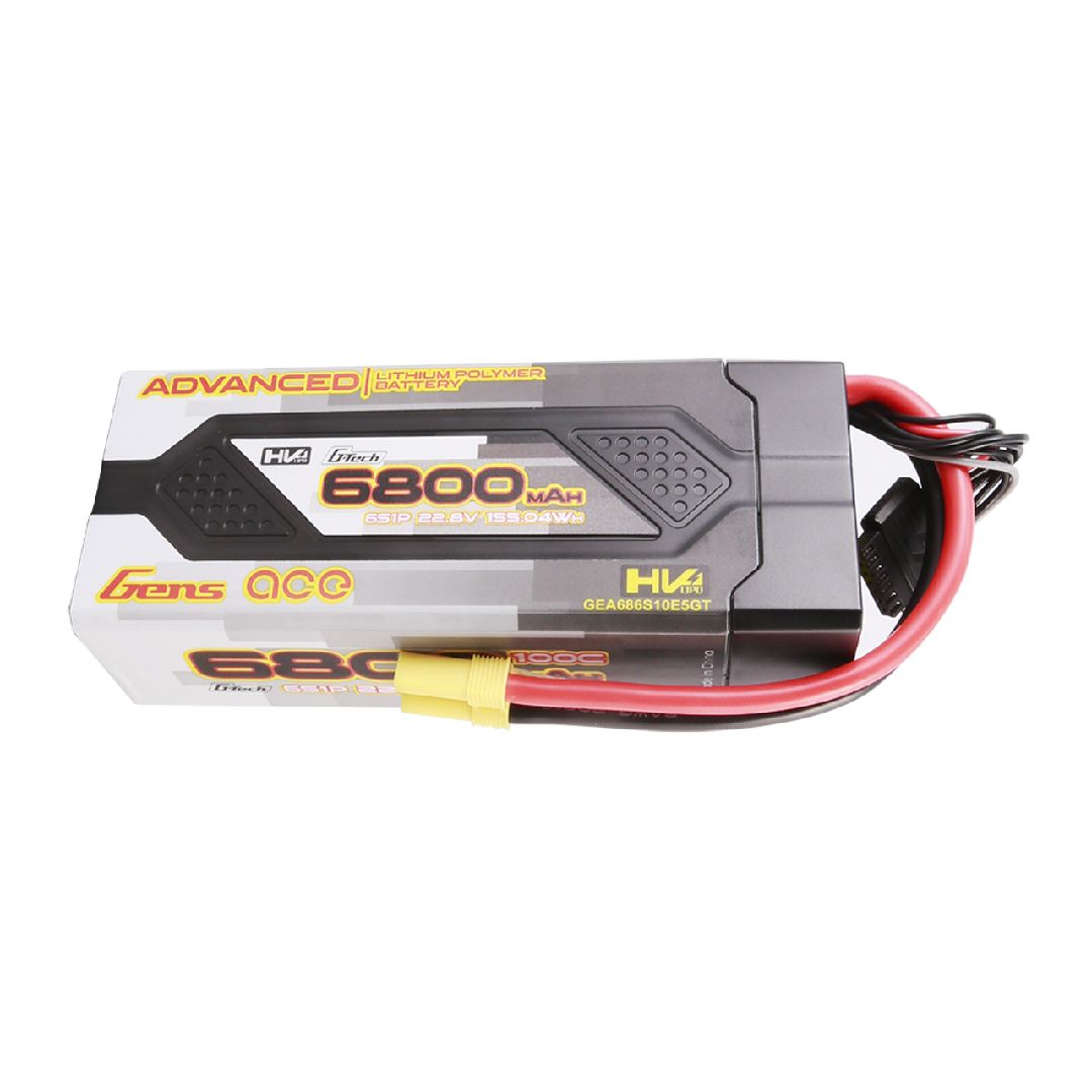 Gens Ace G-Tech Advanced 6800mAh 22.8 V 100C 6S1P LiPo EC5 HC - Click Image to Close