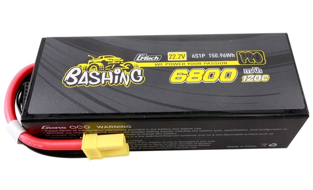 Gens Ace G-Tech Bashing Series 6800mAh 22.2V 120C 6S1P LiPo EC5