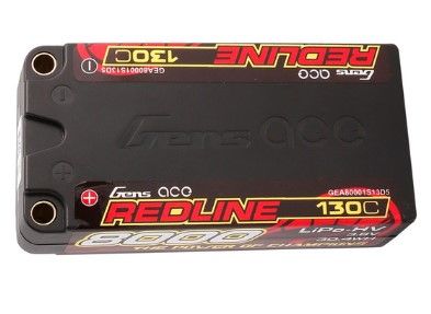 Gens Ace Redline Series 8000mAh 1S2P 3.8V 130C Hard Case HV 5mm - Click Image to Close