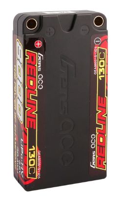 Gens Ace Redline Series 8000mAh 1S2P 3.8V 130C Hard Case HV 5mm - Click Image to Close