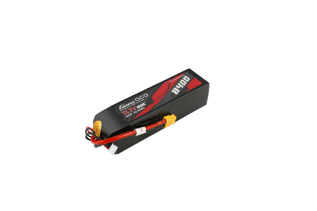 Gens Ace 3S 8400mAh 60C LiPo Battery - XT60 Plug