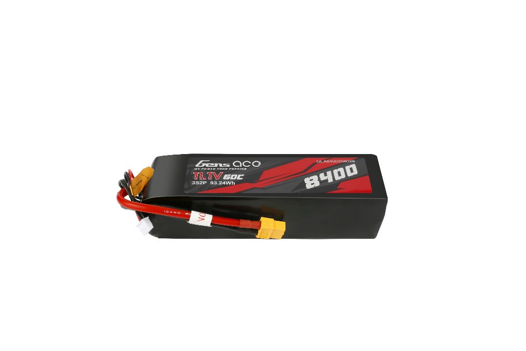 Gens Ace 3S 8400mAh 60C LiPo Battery - XT60 Plug