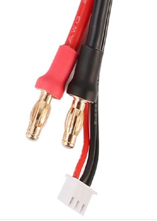 Gens Ace 2S Charge Cable: 4 & 5mm Bullet