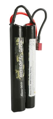 Gens Ace 1600mAh 9.6V Airsoft Gun Nunchuck-Style NIMH Battery