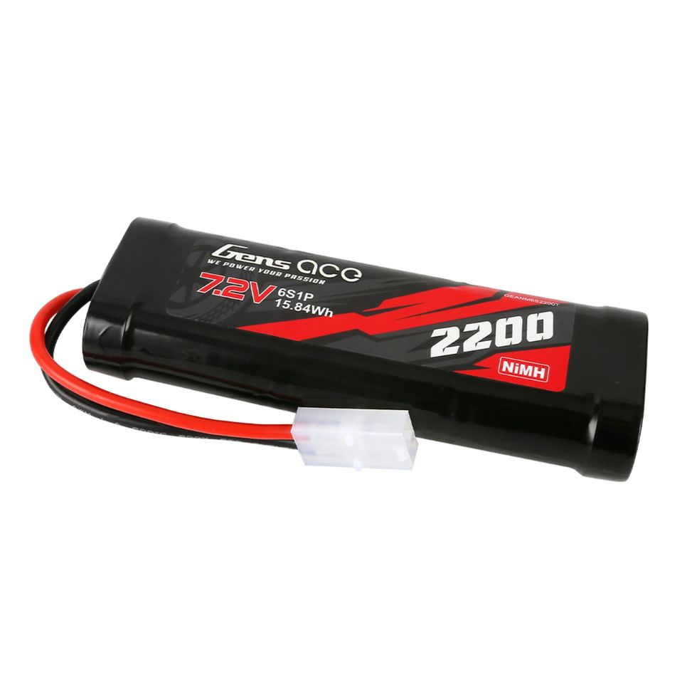 Gens Ace 2200mAh 7.2V Nimh Tamiya Plug Soft Case - Click Image to Close