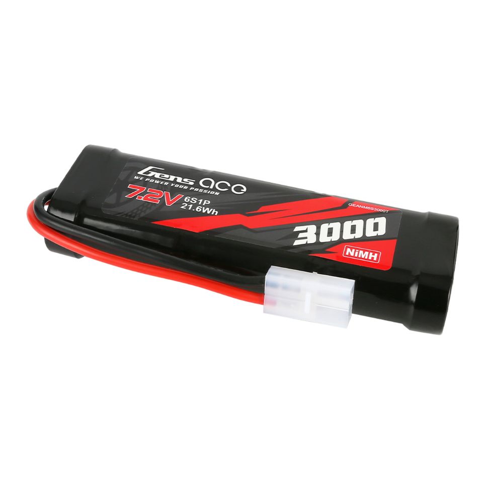 Gens Ace 3000mAh 7.2V Nimh Tamiya Plug Soft Case - Click Image to Close