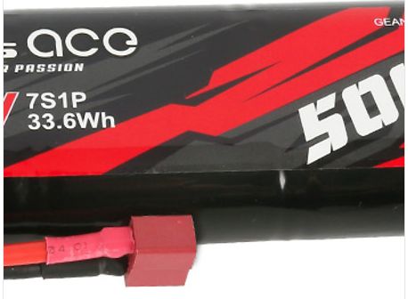 Gens Ace 5000mAh 8.4V NiMH Battery Flat Style with Deans Plug - Click Image to Close
