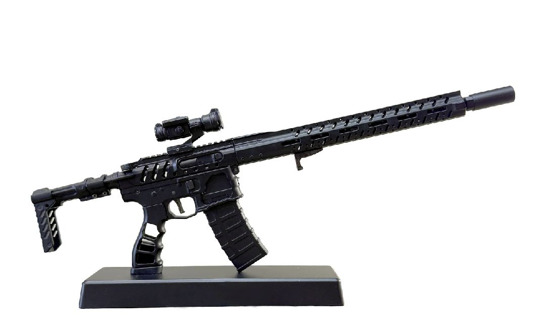 Goat Guns AR15 Skeleton Model Black