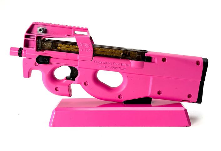 GoatGuns 1/3 FN P90 Long Barrel Metal Diecast Kit - Pink