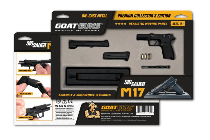 GoatGuns 1/2.5 SIG Sauer M17 Metal Diecast Model Kit - Black