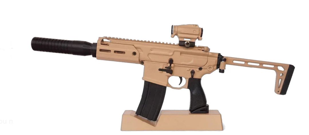 GoatGuns 1/3 Scale Store Exclusive Officially Licensed SIG MCX Coyote Edition Metal Diecast Model Assembly Kit