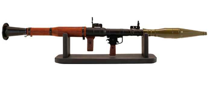 GoatGuns Rocket Propelled Grenade Metal Diecast Kit - Black