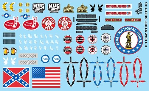 Gofer Racing Stuff Sheet #4 Decal Sheet 1/24